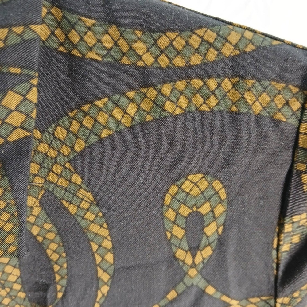 NWT Richard Allen x H&M Shirt Dress Black Yellow Geometric  Pockets Sz 4 Mod - Picture 13 of 13